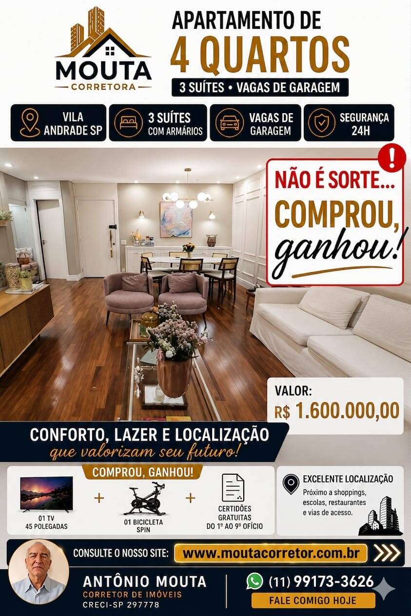 #487 - Apartamento para Venda em São Paulo - SP