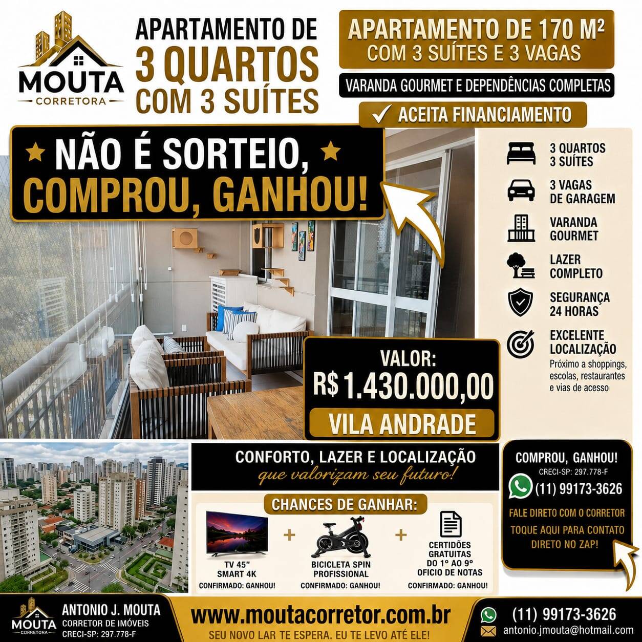 #Sp044 - Apartamento para Venda em São Paulo - SP