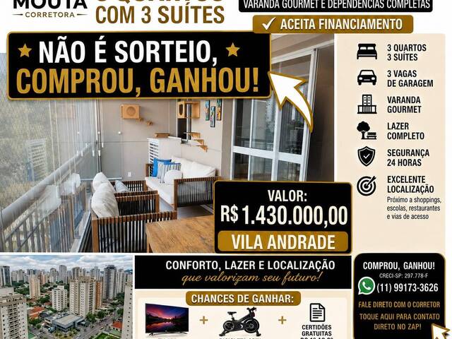 #Sp044 - Apartamento para Venda em São Paulo - SP